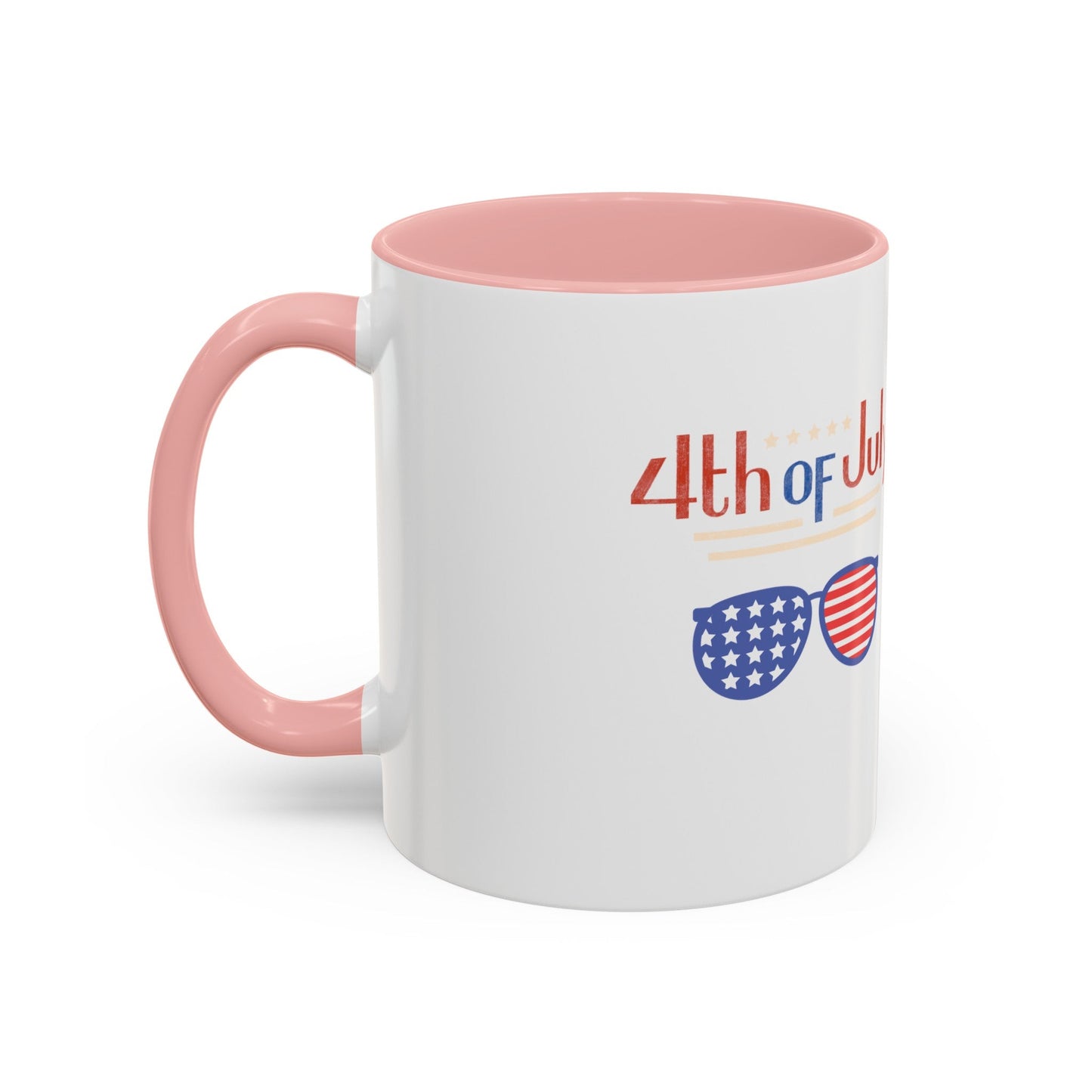 Red, White, And Blue - 4th of July - Sunnies - Coffee Mug (11, 15oz)