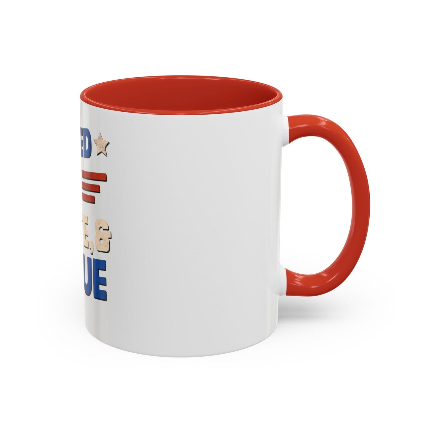 Red, White, And Blue - 4th of July - I Bleed USA - Coffee Mug (11, 15oz)