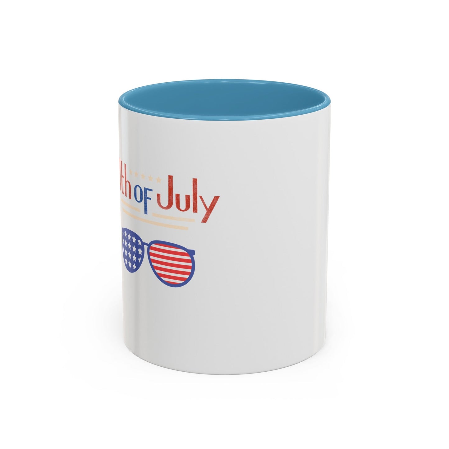 Red, White, And Blue - 4th of July - Sunnies - Coffee Mug (11, 15oz)