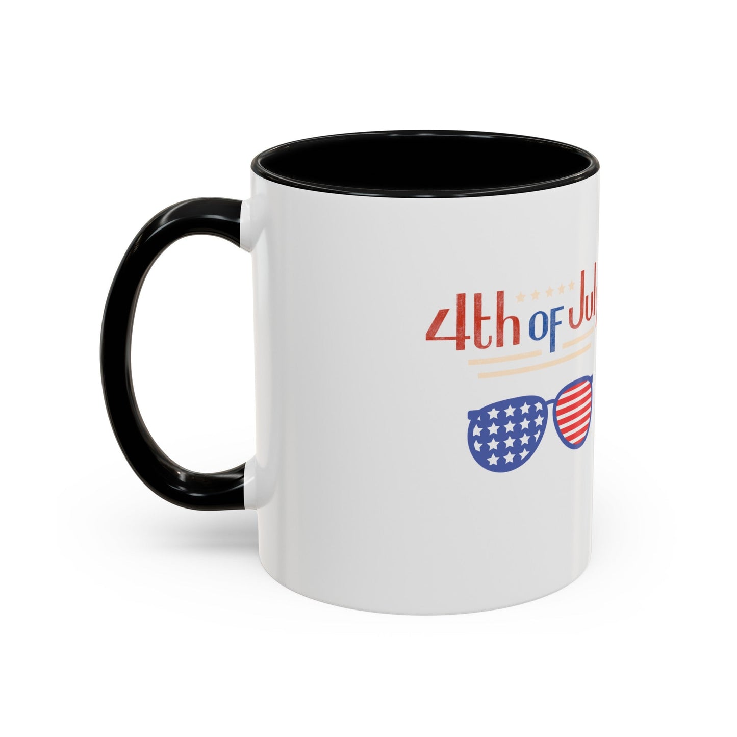 Red, White, And Blue - 4th of July - Sunnies - Coffee Mug (11, 15oz)