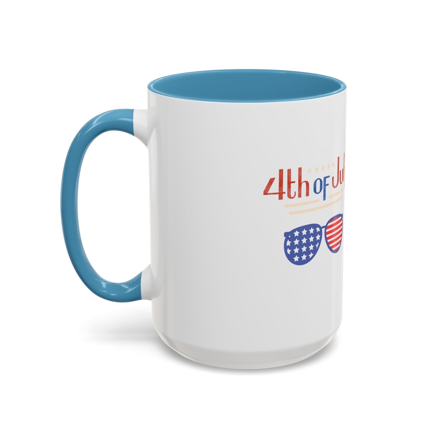 Red, White, And Blue - 4th of July - Sunnies - Coffee Mug (11, 15oz)