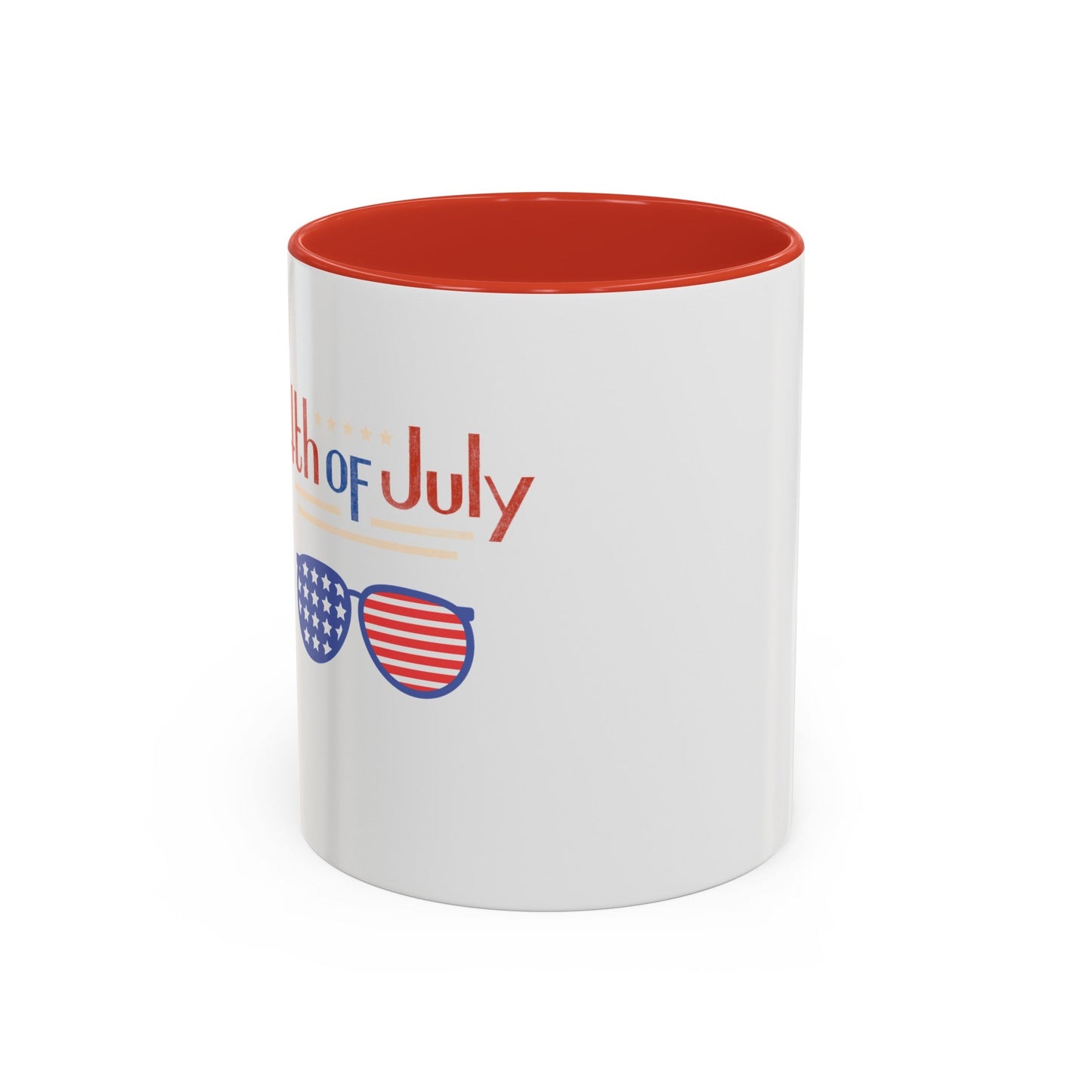 Red, White, And Blue - 4th of July - Sunnies - Coffee Mug (11, 15oz)