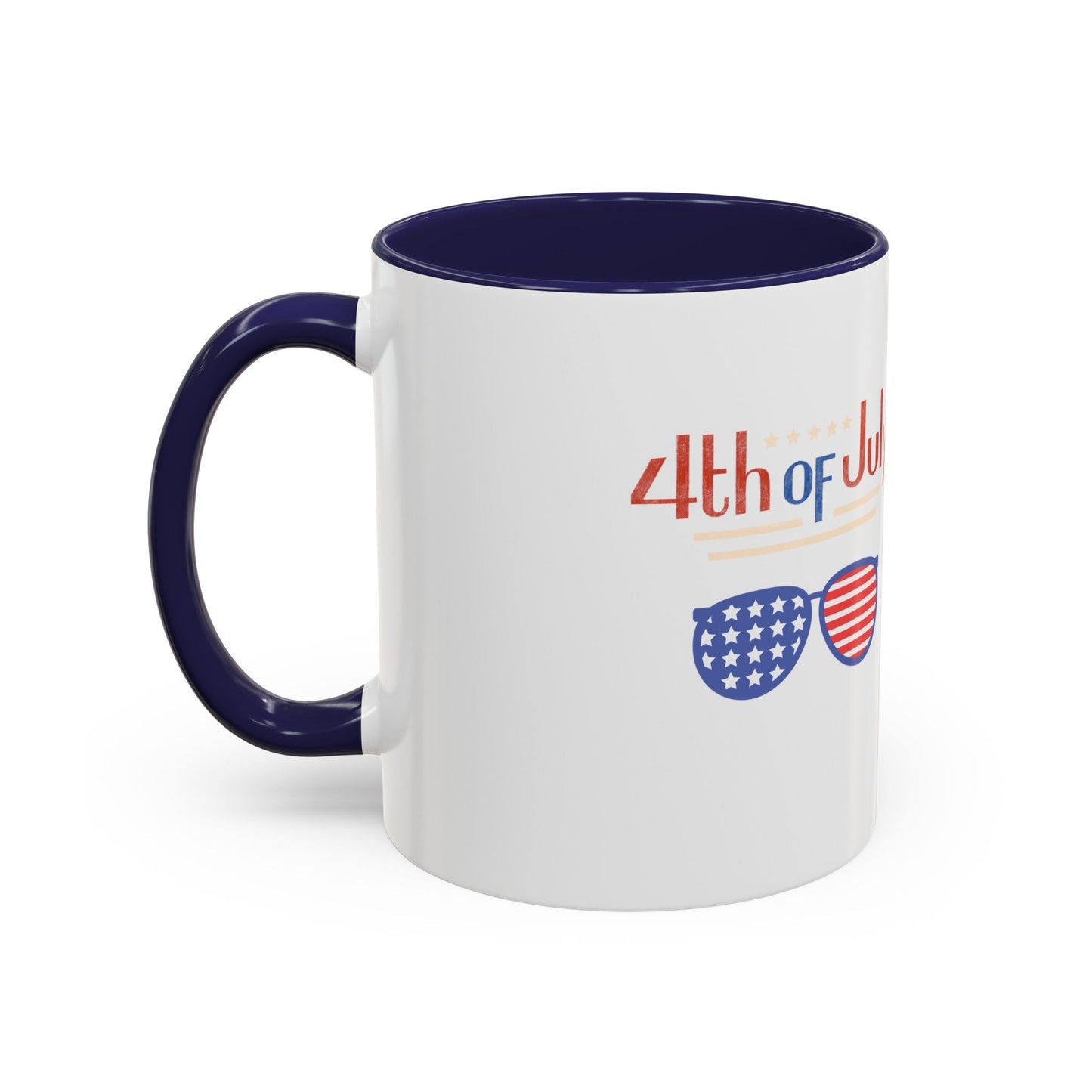 Red, White, And Blue - 4th of July - Sunnies - Coffee Mug (11, 15oz)