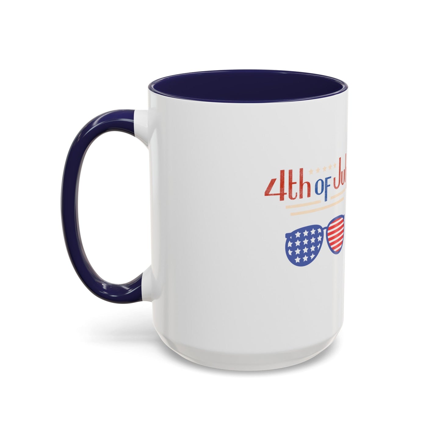 Red, White, And Blue - 4th of July - Sunnies - Coffee Mug (11, 15oz)
