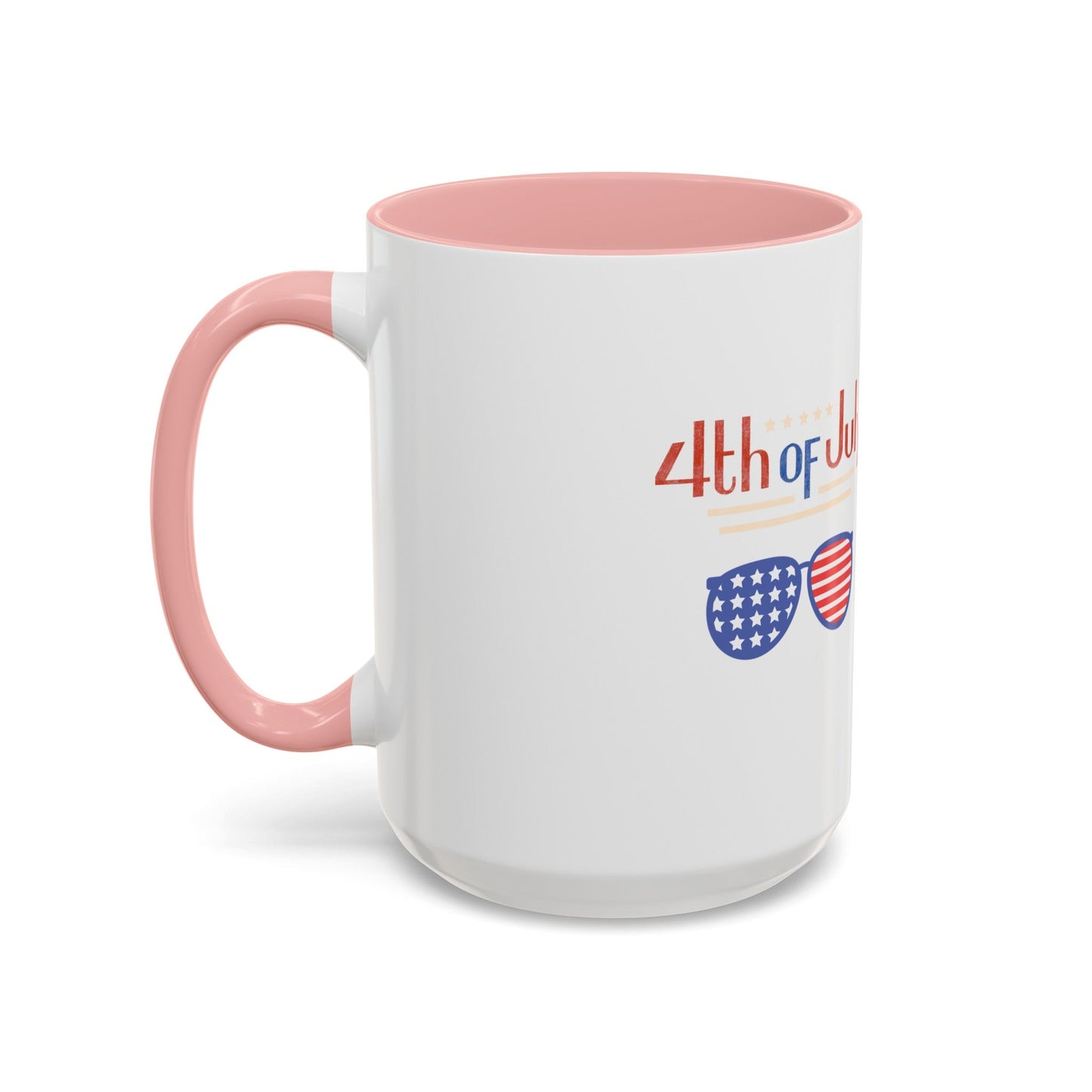 Red, White, And Blue - 4th of July - Sunnies - Coffee Mug (11, 15oz)