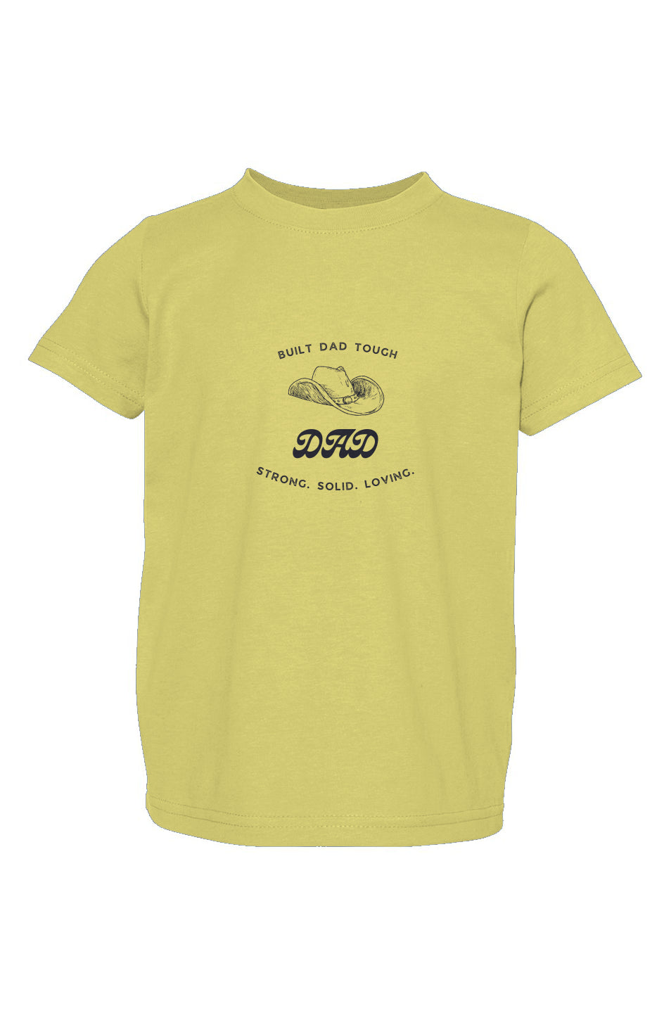 Built Dad Tough - Cowboys - Toddler Fine Jersey Tee