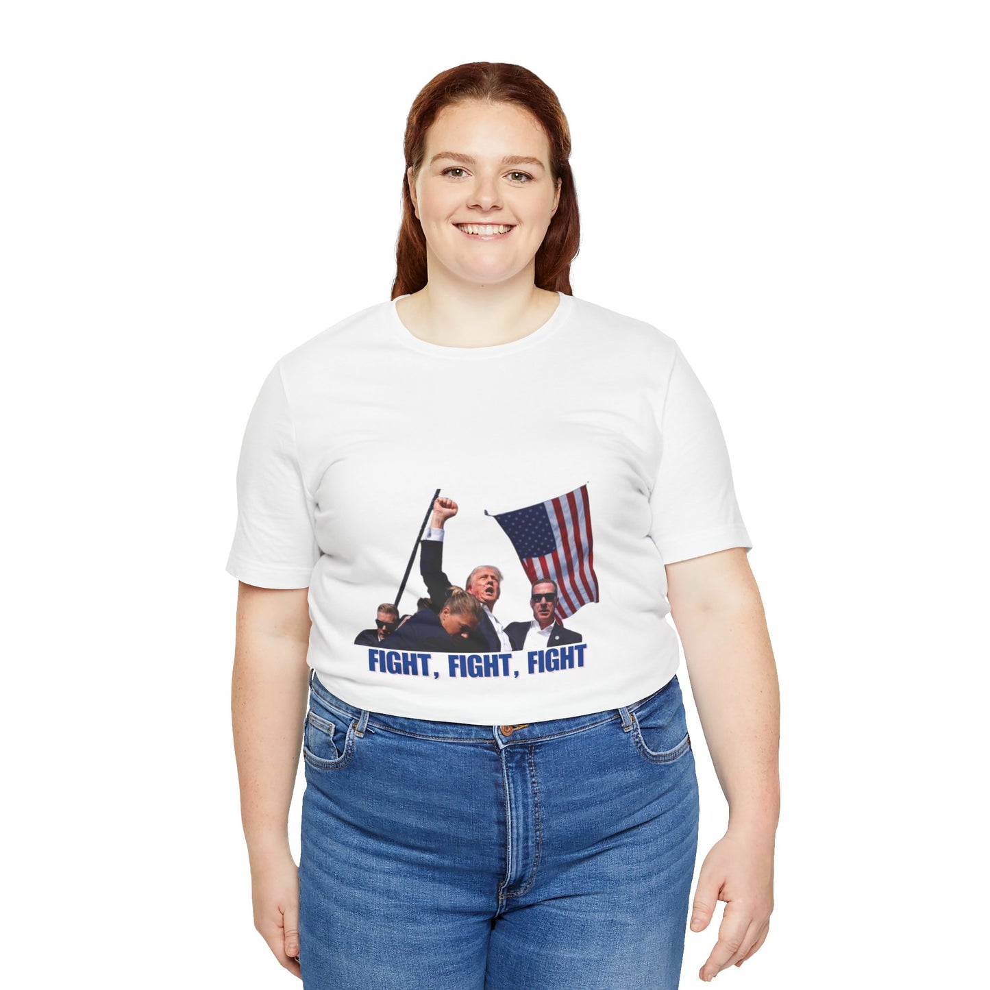 FIGHT FIGHT FIGHT - Trump Unisex Jersey Short Sleeve Tee