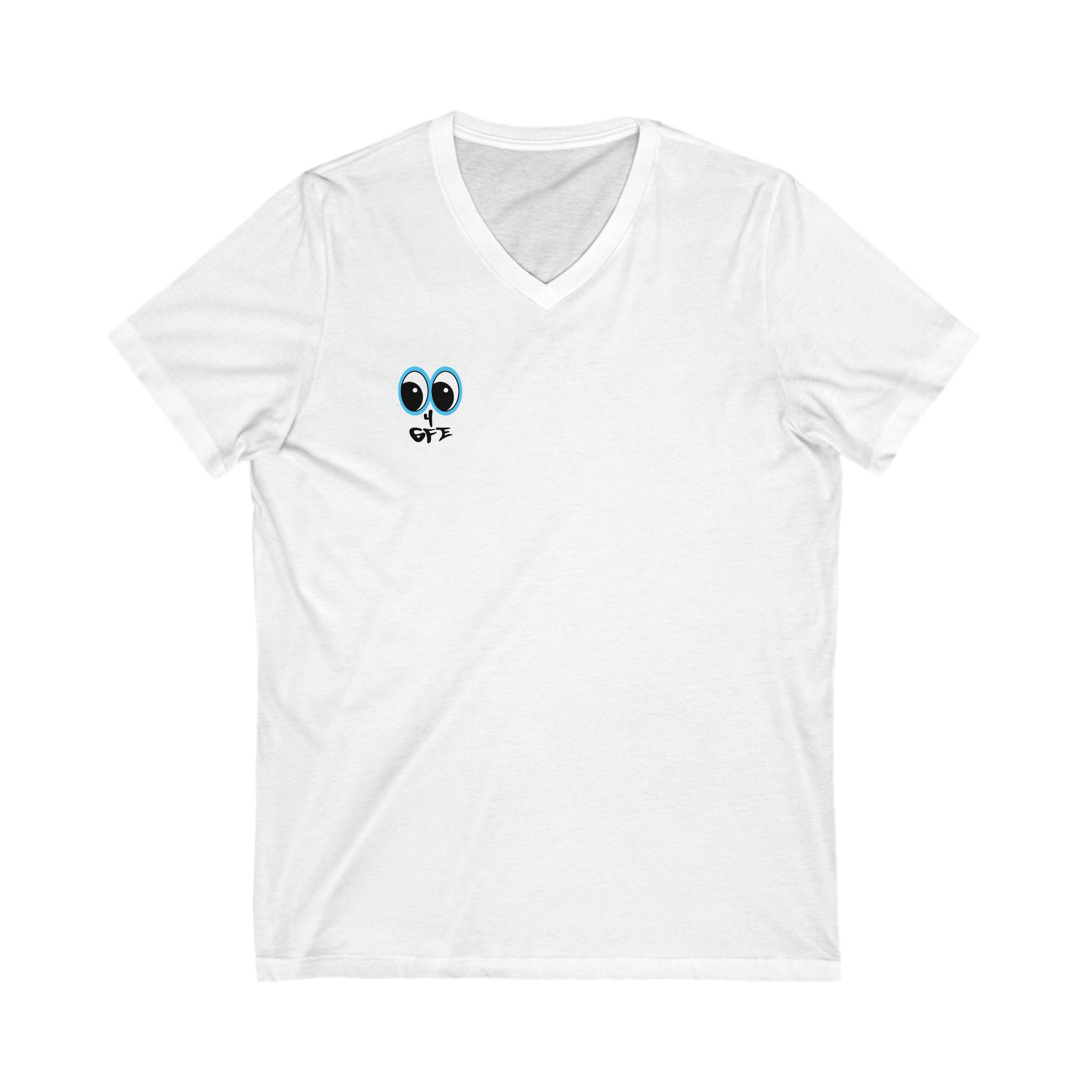 Looking For GFE - Eyeballs - Unisex Jersey Short Sleeve V-Neck Tee