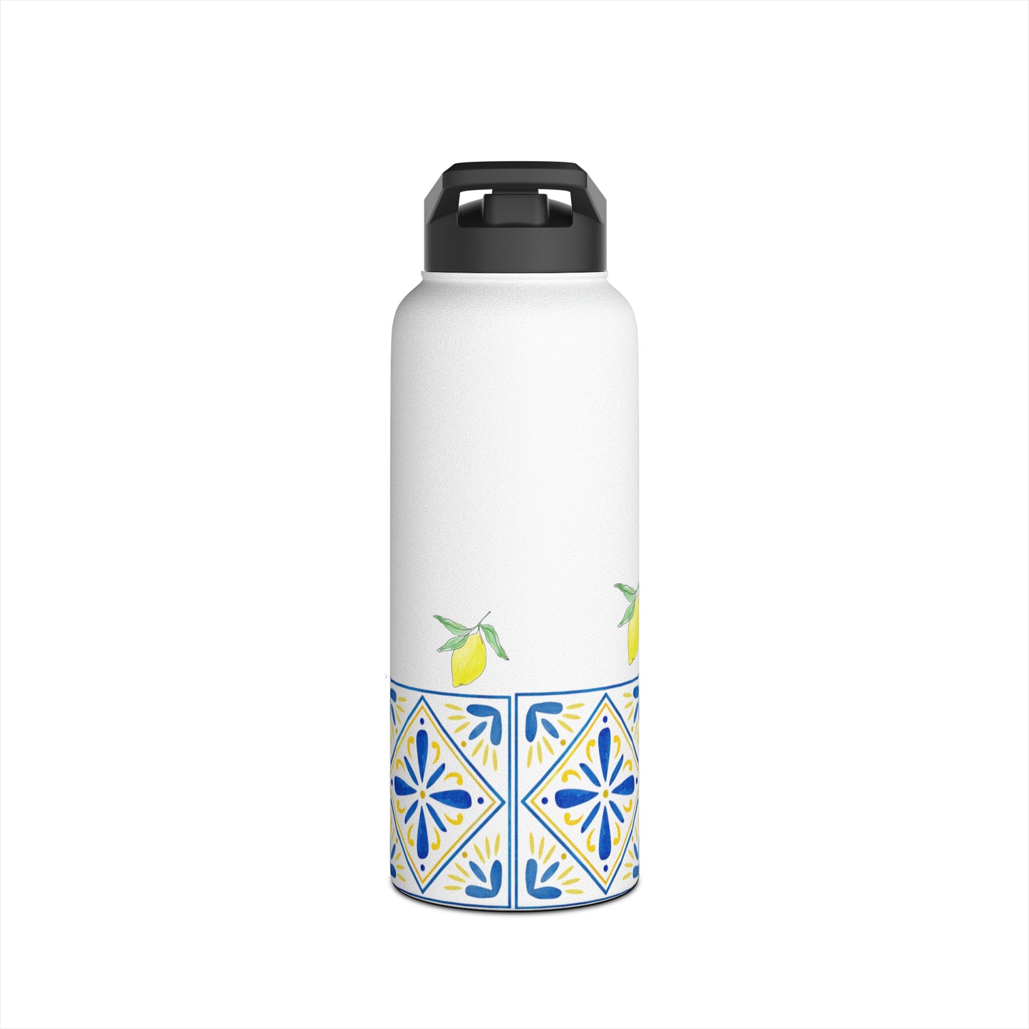 Bella Vita Stainless Steel Water Bottle, Standard Lid