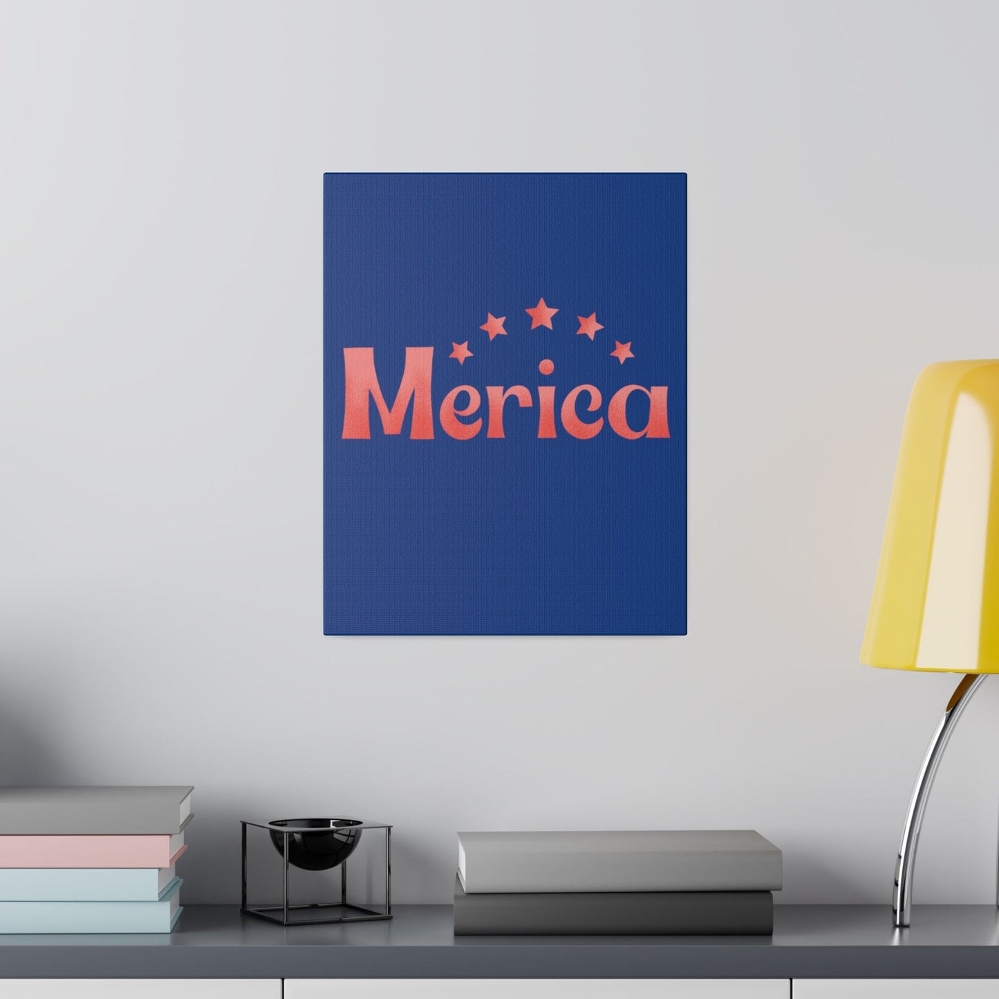 Red, White, And Blue - 4th of July - Merica - Matte Canvas, Stretched, 0.75"