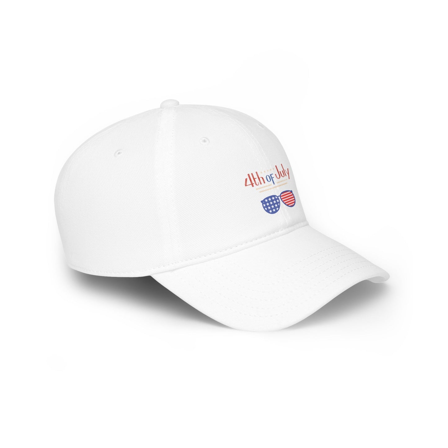 Red, White, And Blue - 4th of July - Sunnies - Low Profile Baseball Cap