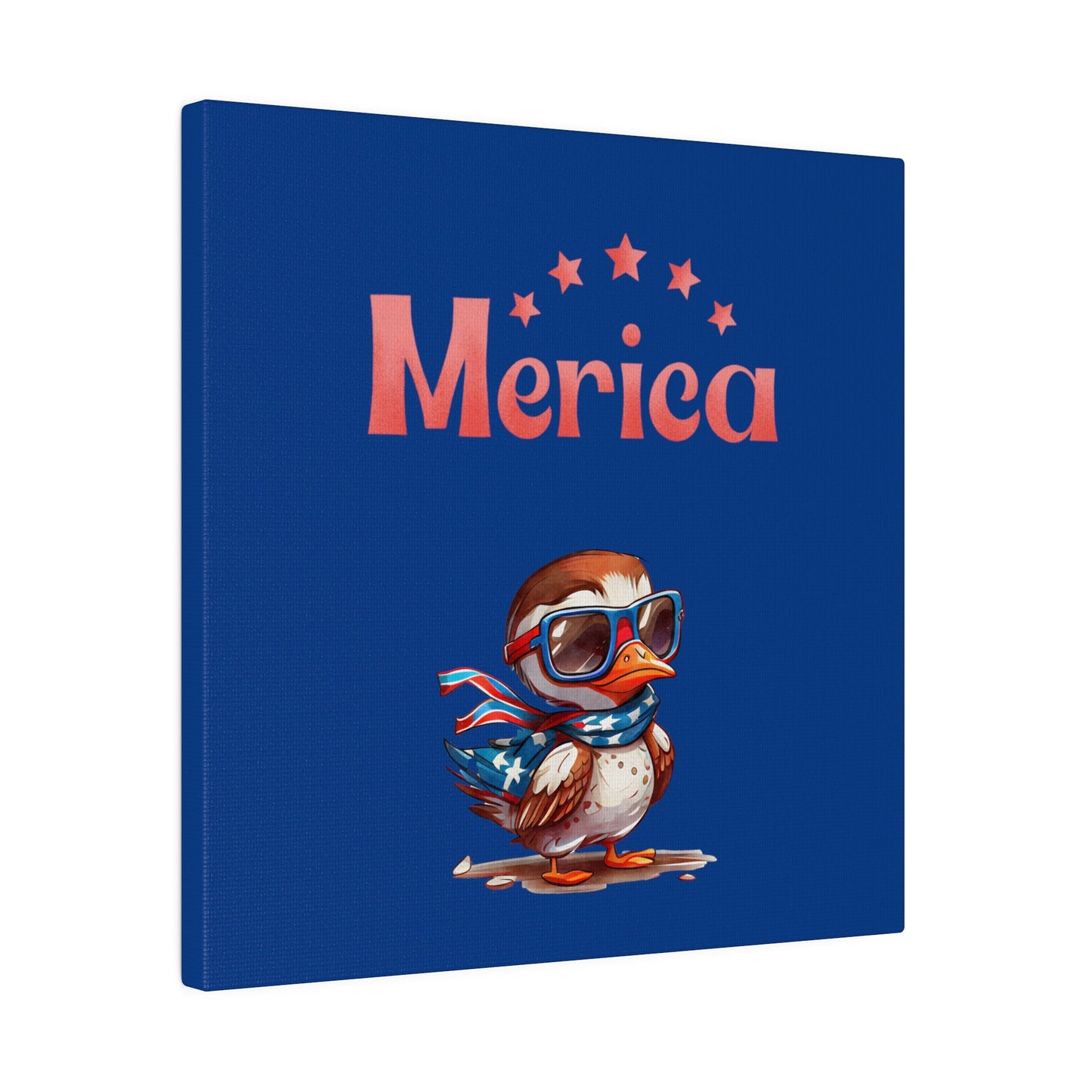 Red, White, And Blue - 4th of July - Merica Flyin Eagle Canvas, Stretched, 0.75"