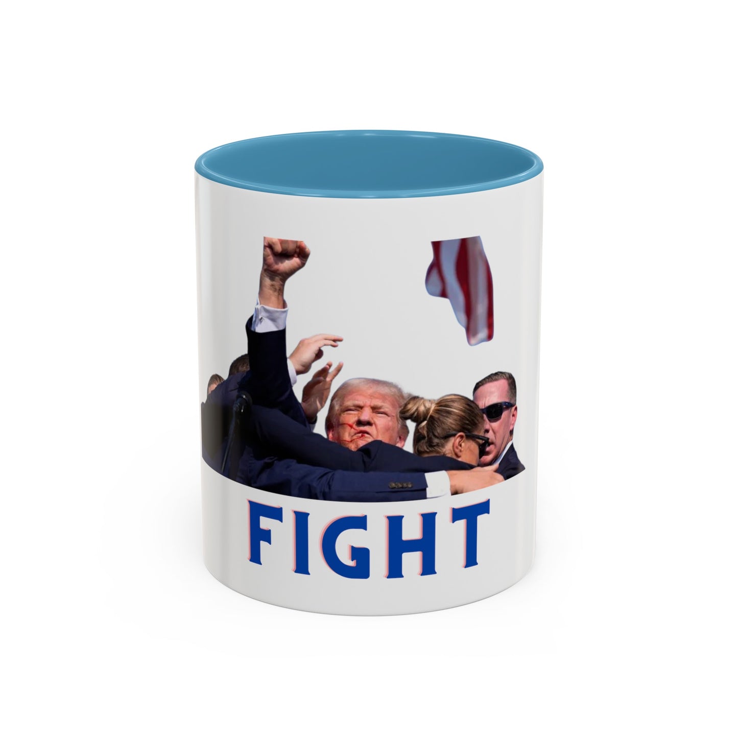 FIGHT - Trump Accent Coffee Mug (11, 15oz)