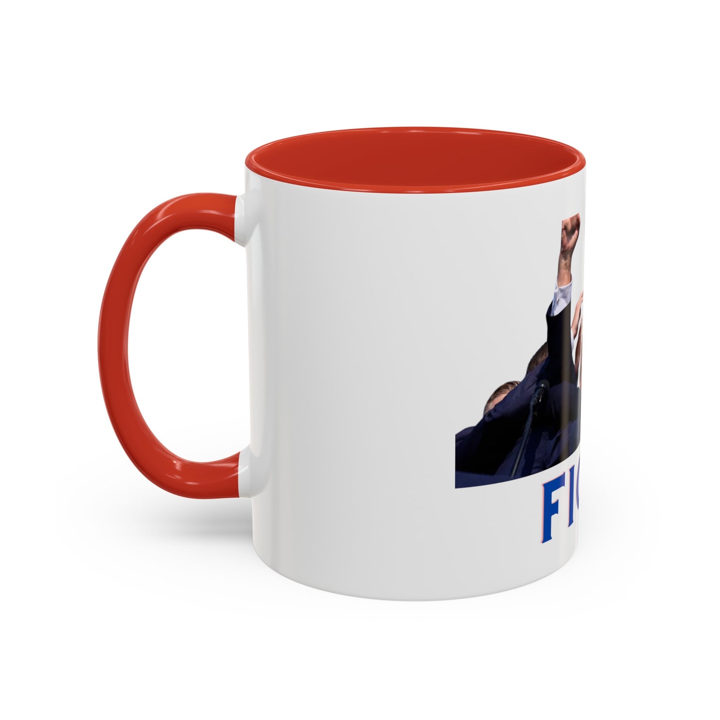 FIGHT - Trump Accent Coffee Mug (11, 15oz)