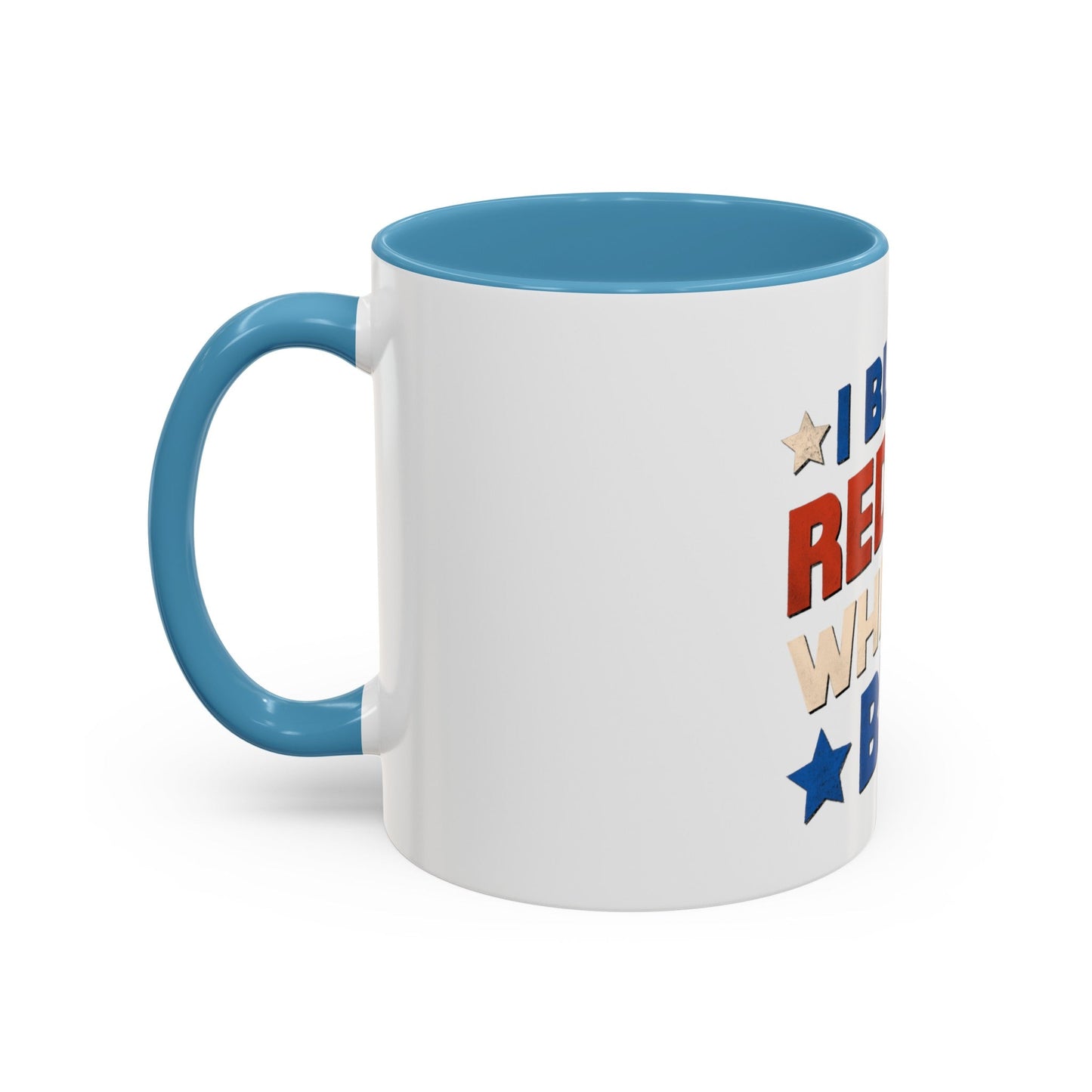 Red, White, And Blue - 4th of July - I Bleed USA -  Coffee Mug (11, 15oz)