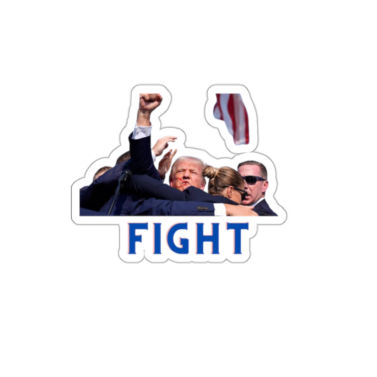 FIGHT - Trump Kiss-Cut Stickers