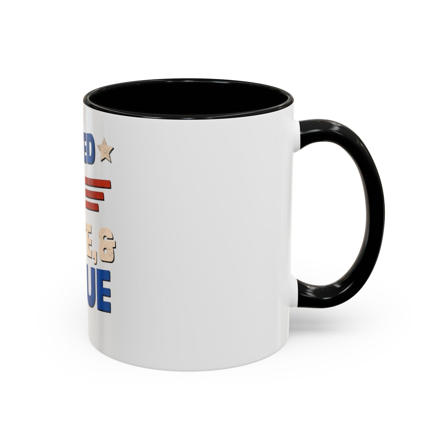 Red, White, And Blue - 4th of July - I Bleed USA -  Coffee Mug (11, 15oz)