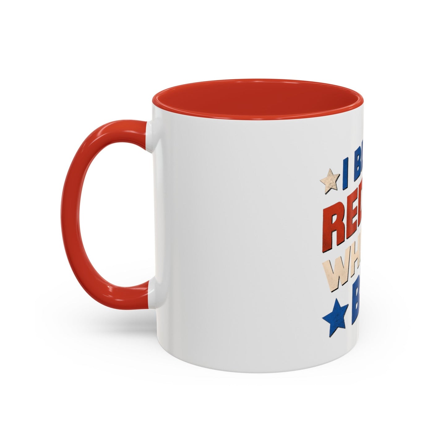 Red, White, And Blue - 4th of July - I Bleed USA -  Coffee Mug (11, 15oz)