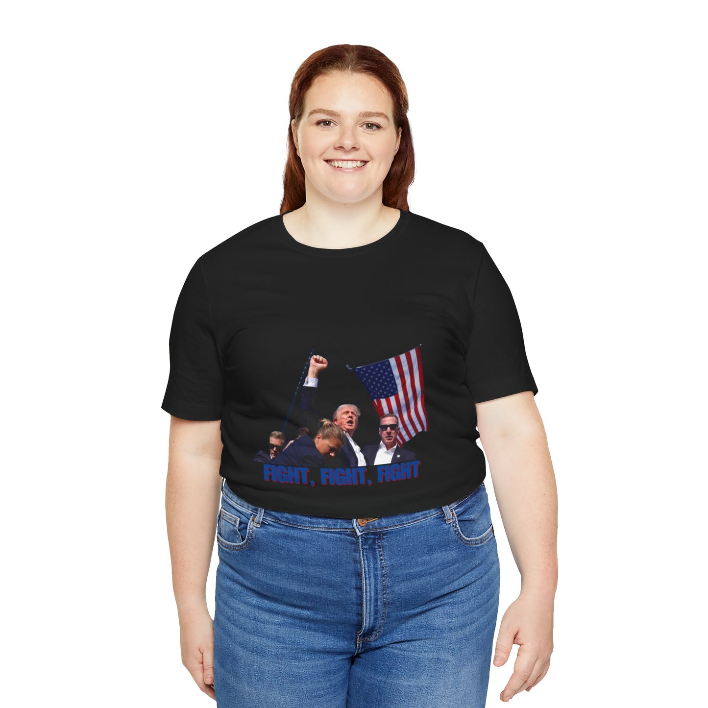 FIGHT FIGHT FIGHT - Trump Unisex Jersey Short Sleeve Tee