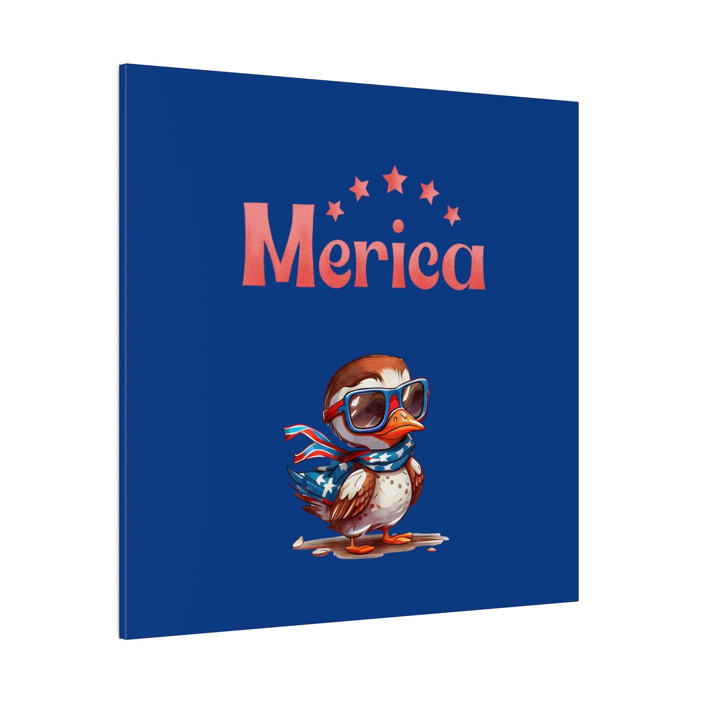 Red, White, And Blue - 4th of July - Merica Flyin Eagle Canvas, Stretched, 0.75"