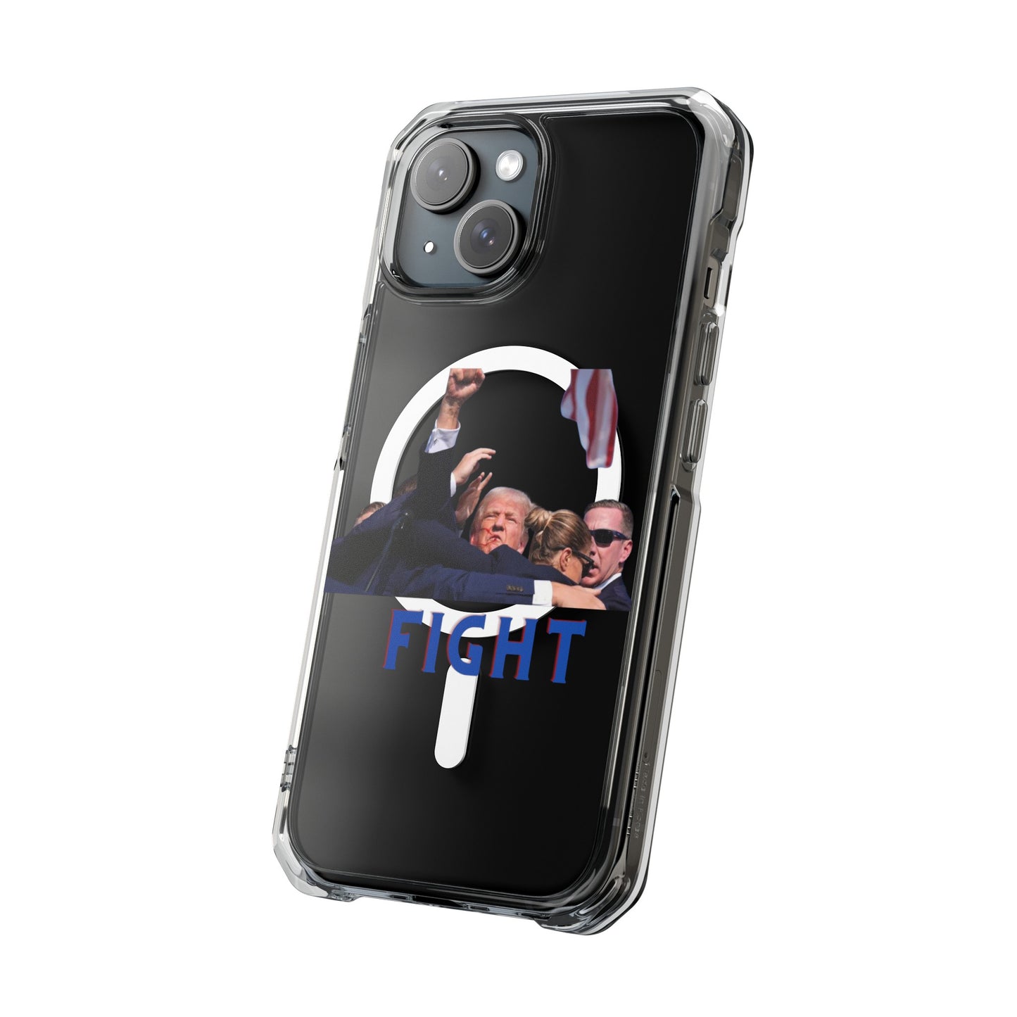 FIGHT - Trump Magnetic Clear Impact Cases