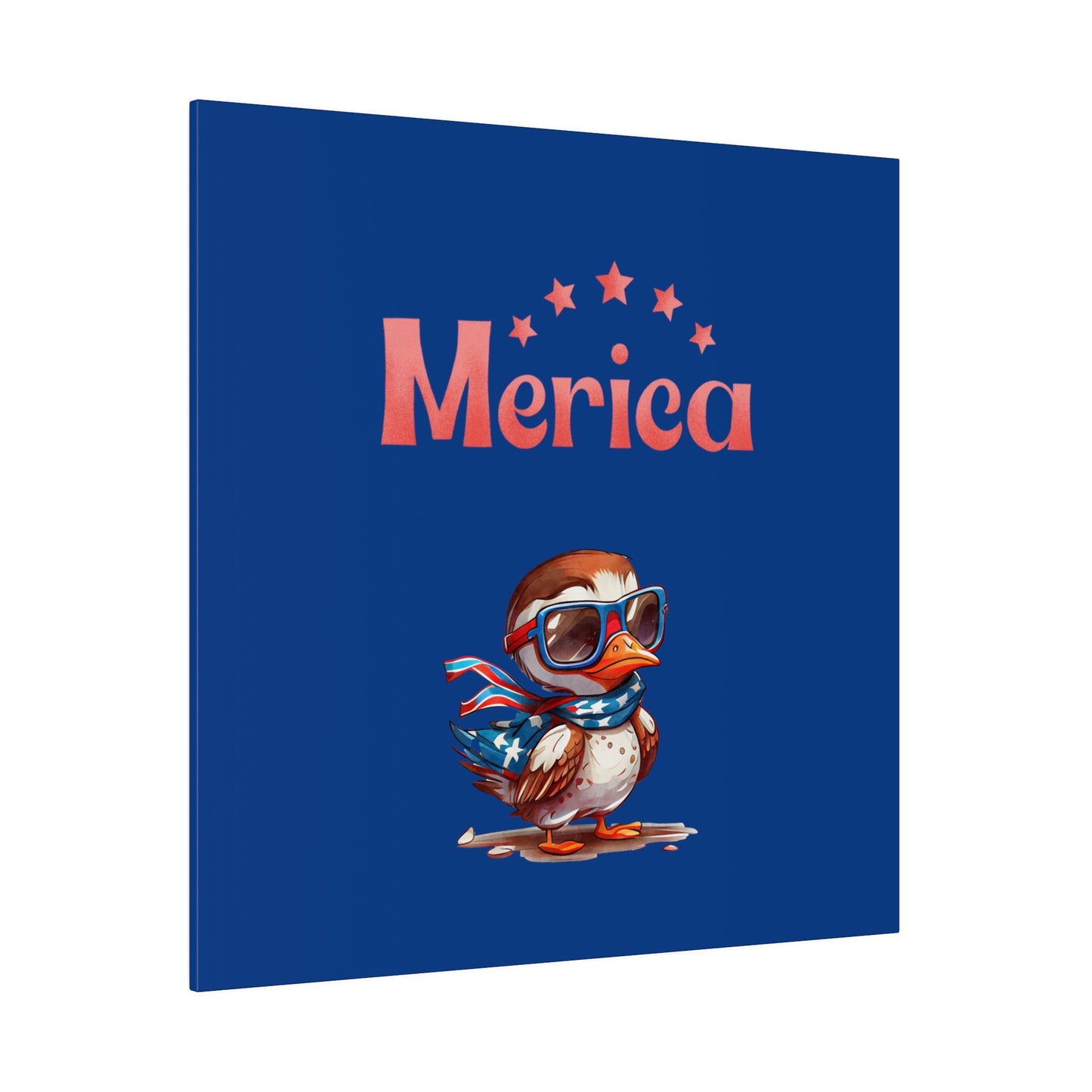 Red, White, And Blue - 4th of July - Merica Flyin Eagle Canvas, Stretched, 0.75"