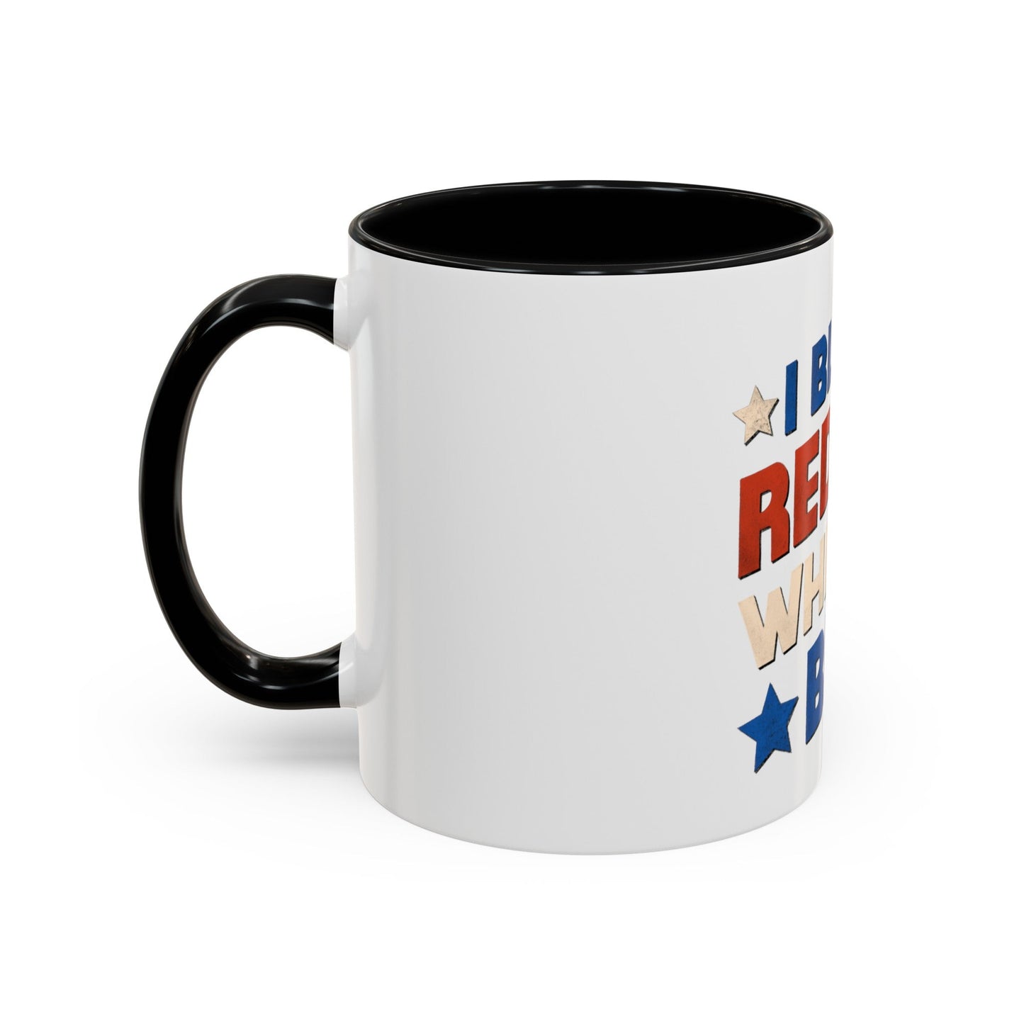 Red, White, And Blue - 4th of July - I Bleed USA -  Coffee Mug (11, 15oz)