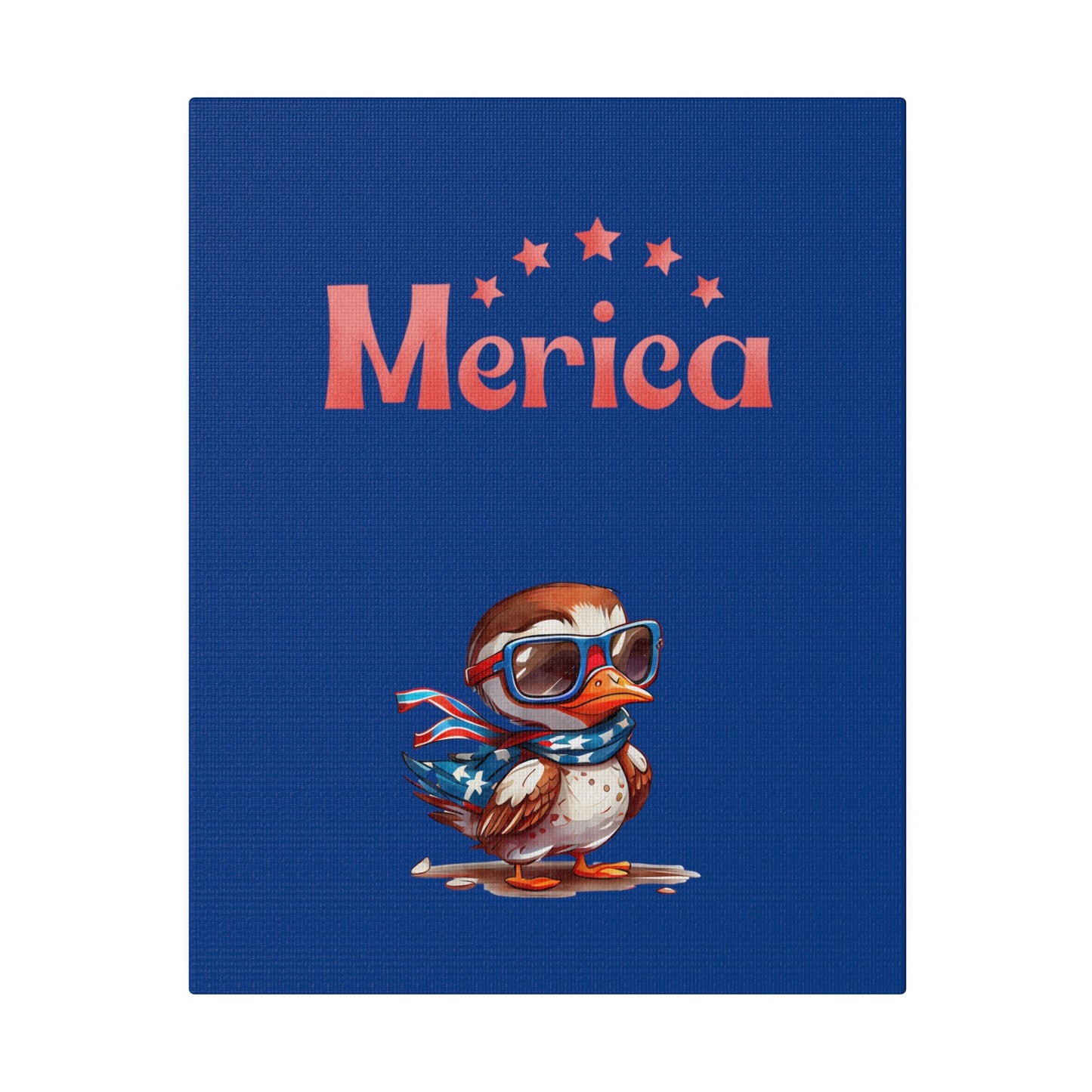 Red, White, And Blue - 4th of July - Merica Flyin Eagle Canvas, Stretched, 0.75"