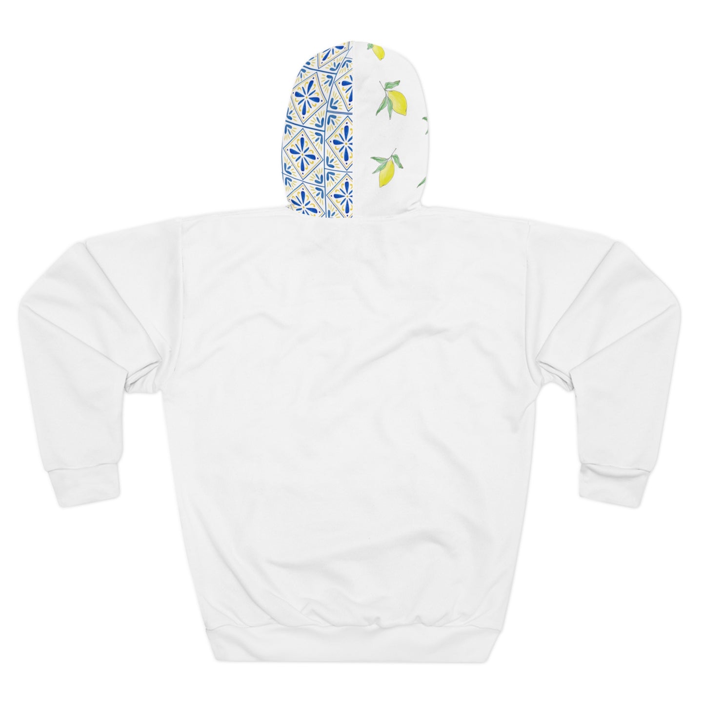 Bella Vita - Lemon and Tile Unisex Pullover Hoodie (AOP)