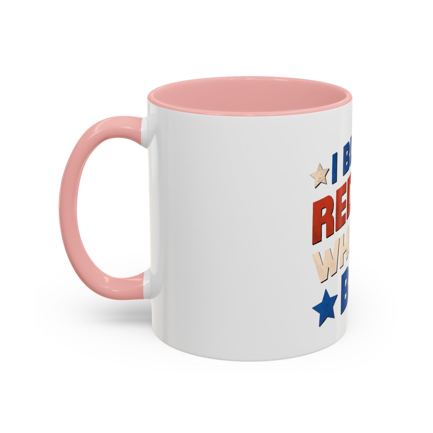 Red, White, And Blue - 4th of July - I Bleed USA -  Coffee Mug (11, 15oz)