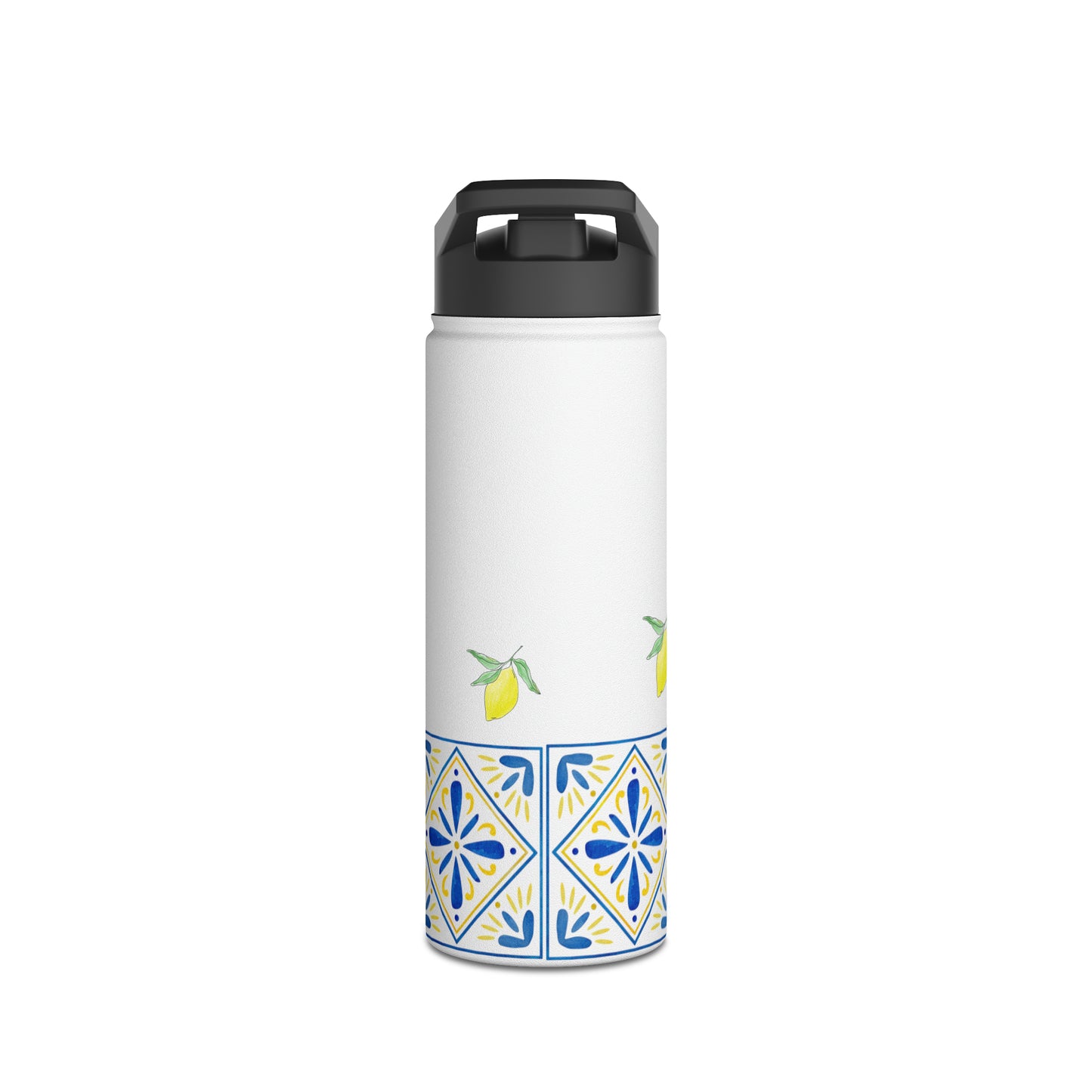 Bella Vita Stainless Steel Water Bottle, Standard Lid