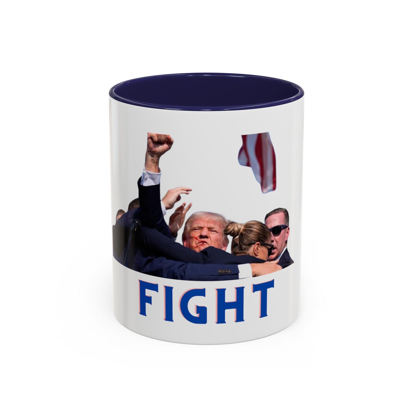 FIGHT - Trump Accent Coffee Mug (11, 15oz)