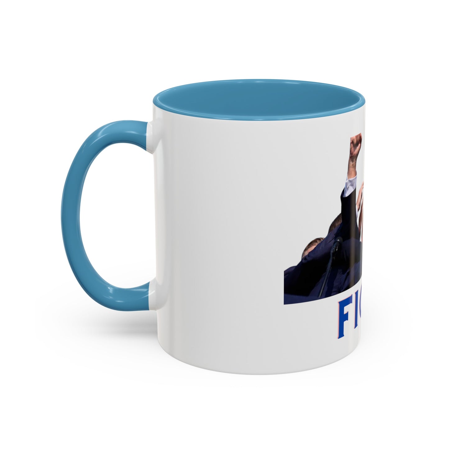 FIGHT - Trump Accent Coffee Mug (11, 15oz)