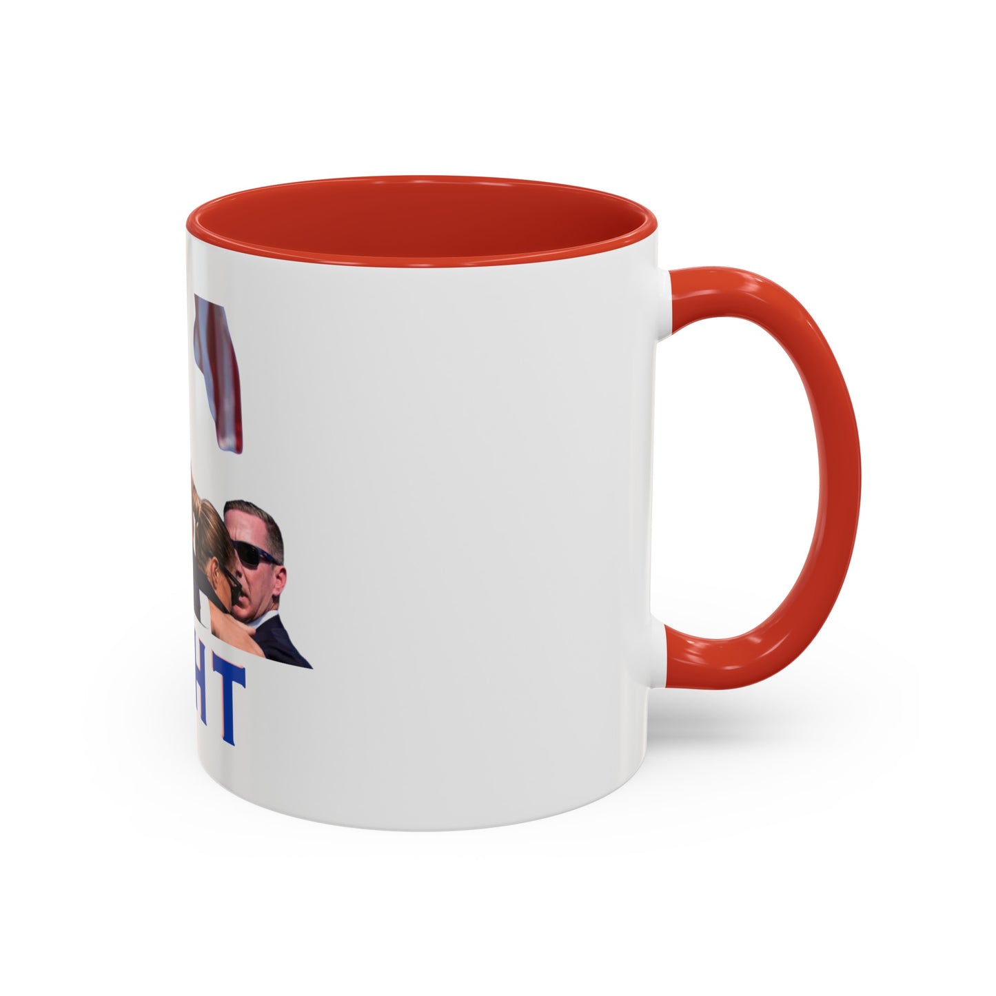 FIGHT - Trump Accent Coffee Mug (11, 15oz)