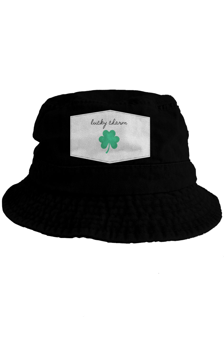 Embroidered Lucky Charm bucket