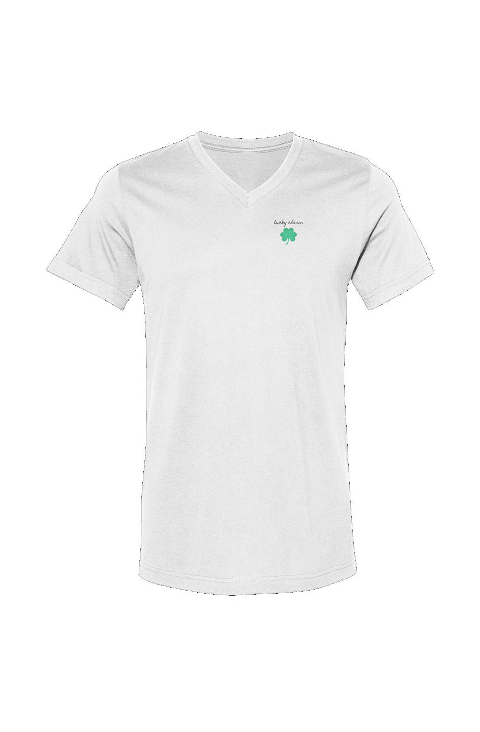 Lucky Charm Unisex V-Neck Pocket Tee