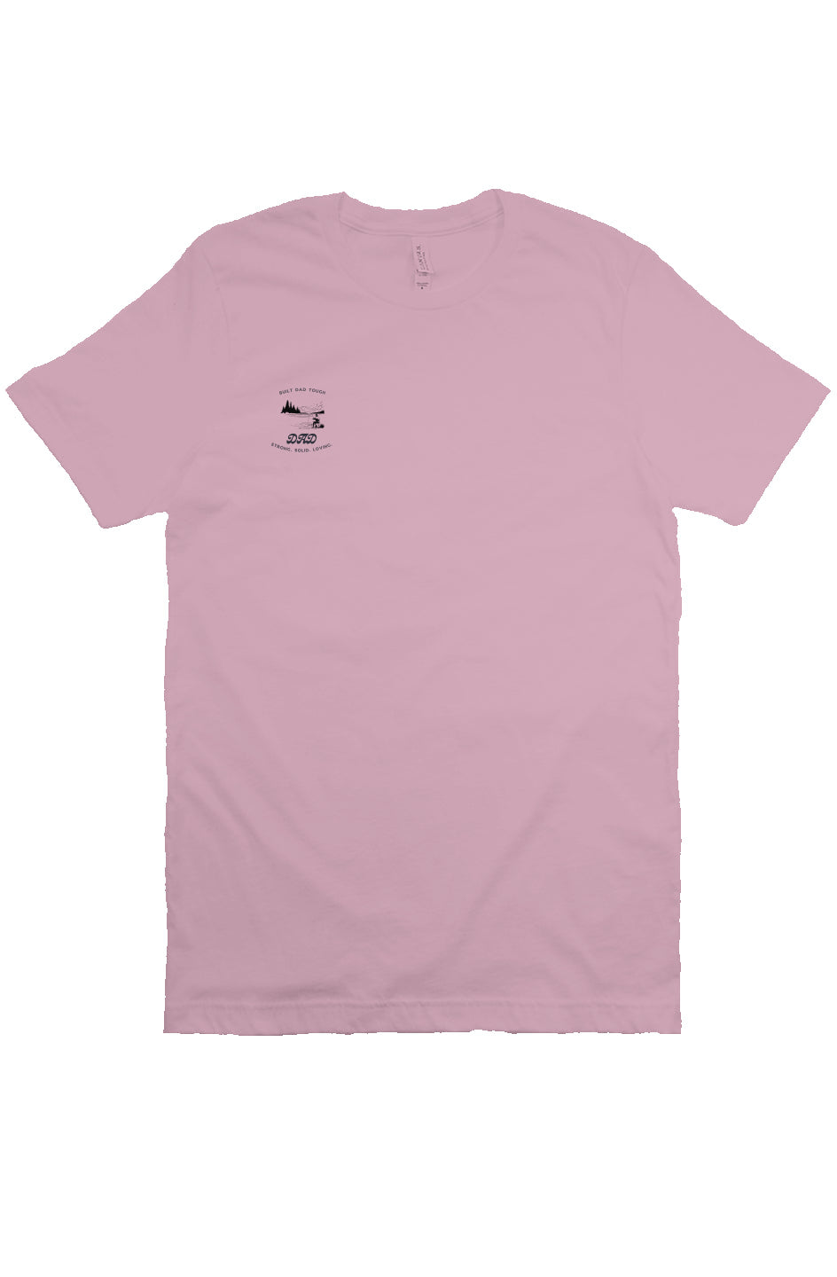 Built Dad Tough - Gone Fishin’ - Pink -  Canvas T Shirt