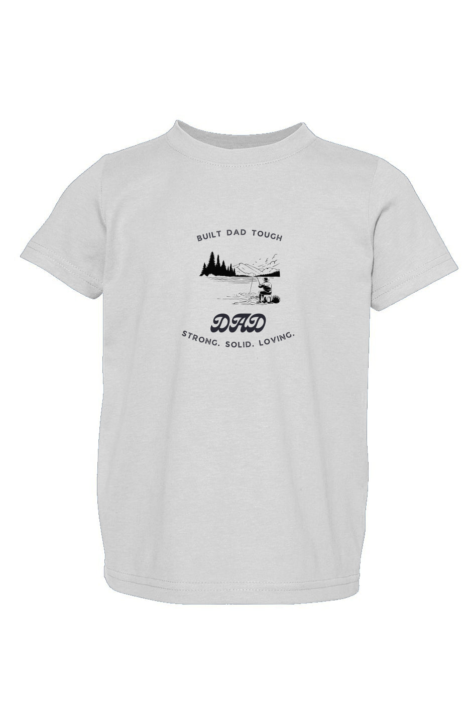 Built Dad Tough - Gone Fishin’ - Toddler Fine Jersey Tee