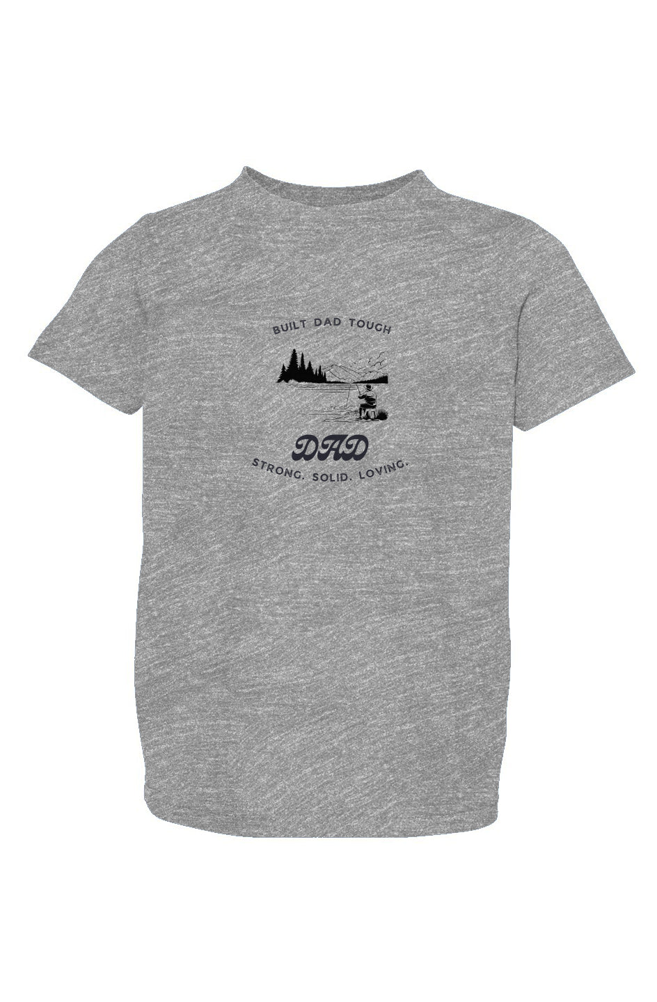 Built Dad Tough - Gone Fishin’ - Toddler Fine Jersey Tee