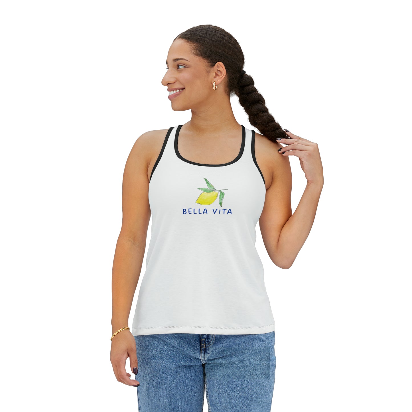 Bella Vita - Lemon - Women's Tank Top (AOP)