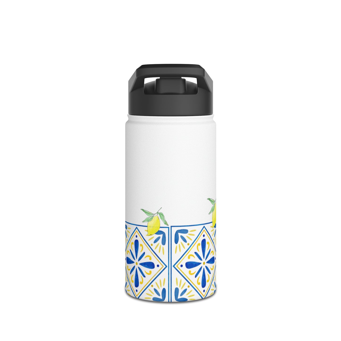 Bella Vita Stainless Steel Water Bottle, Standard Lid