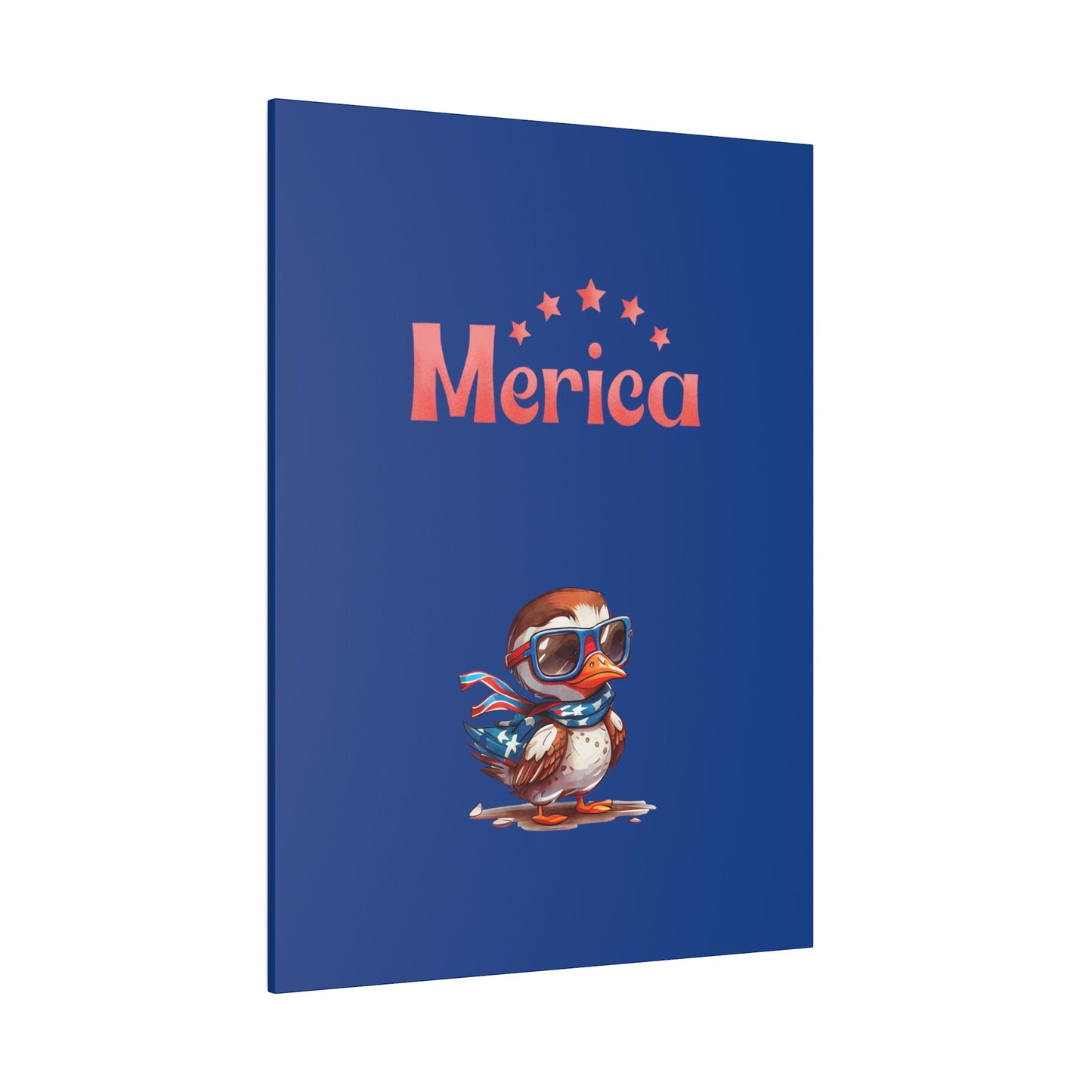 Red, White, And Blue - 4th of July - Merica Flyin Eagle Canvas, Stretched, 0.75"