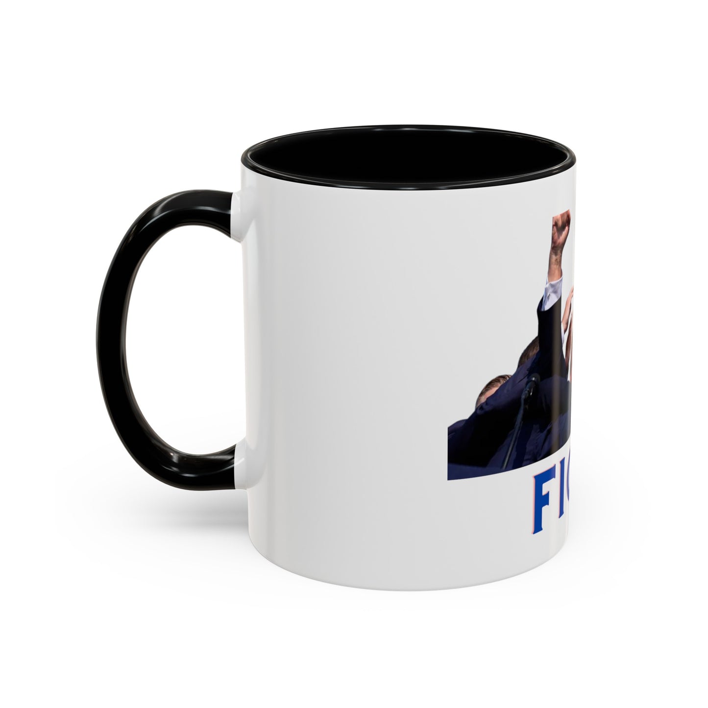 FIGHT - Trump Accent Coffee Mug (11, 15oz)