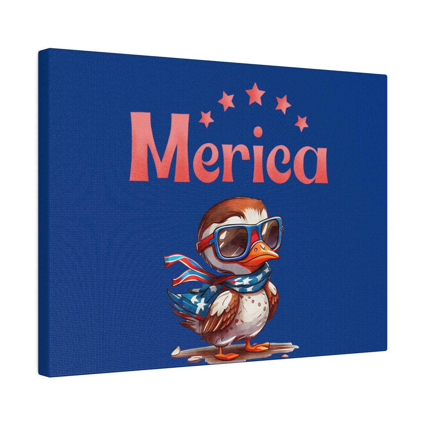 Red, White, And Blue - 4th of July - Merica Flyin Eagle Canvas, Stretched, 0.75"