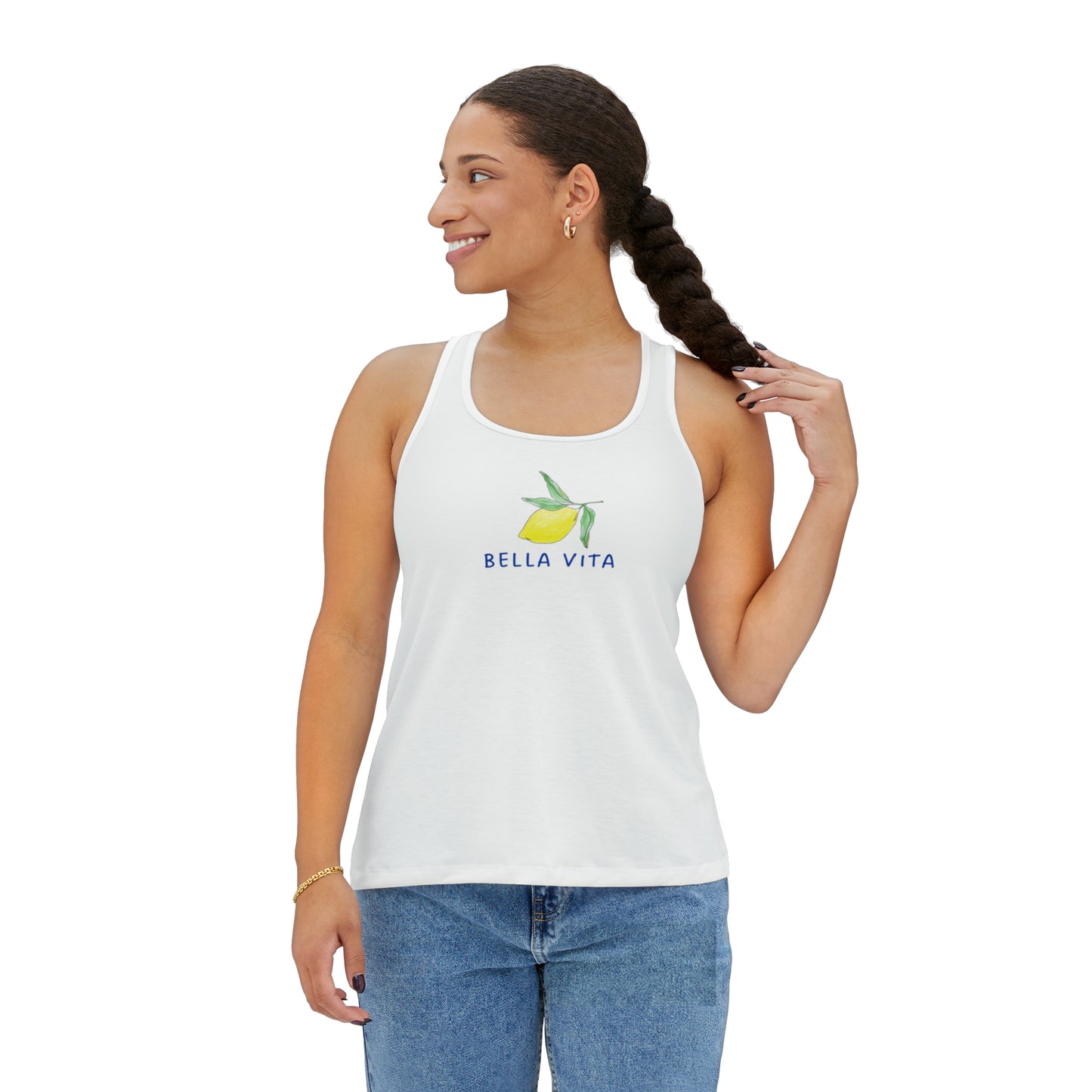 Bella Vita - Lemon - Women's Tank Top (AOP)