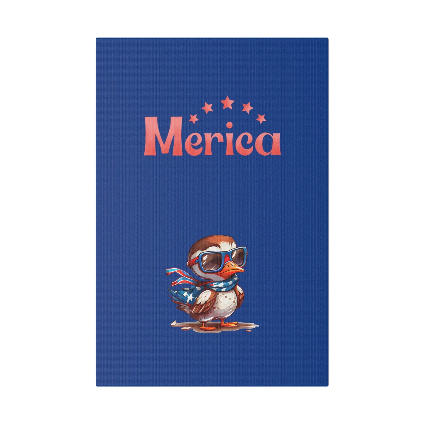 Red, White, And Blue - 4th of July - Merica Flyin Eagle Canvas, Stretched, 0.75"