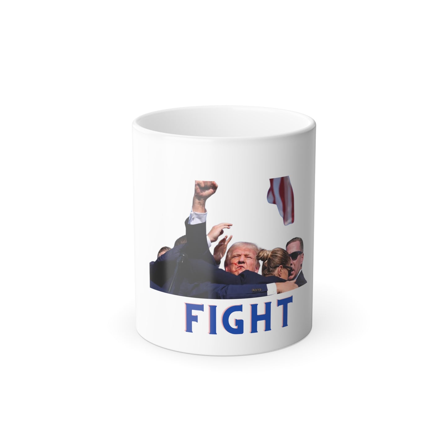 FIGHT - Trump Color Morphing Mug, 11oz