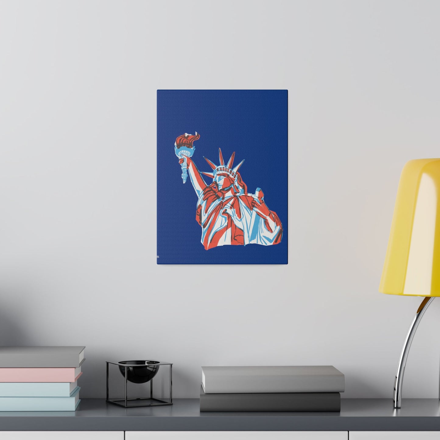 Red, White, And Blue - 4th of July - Lady Liberty - Matte Canvas, Stretched, 0.75"