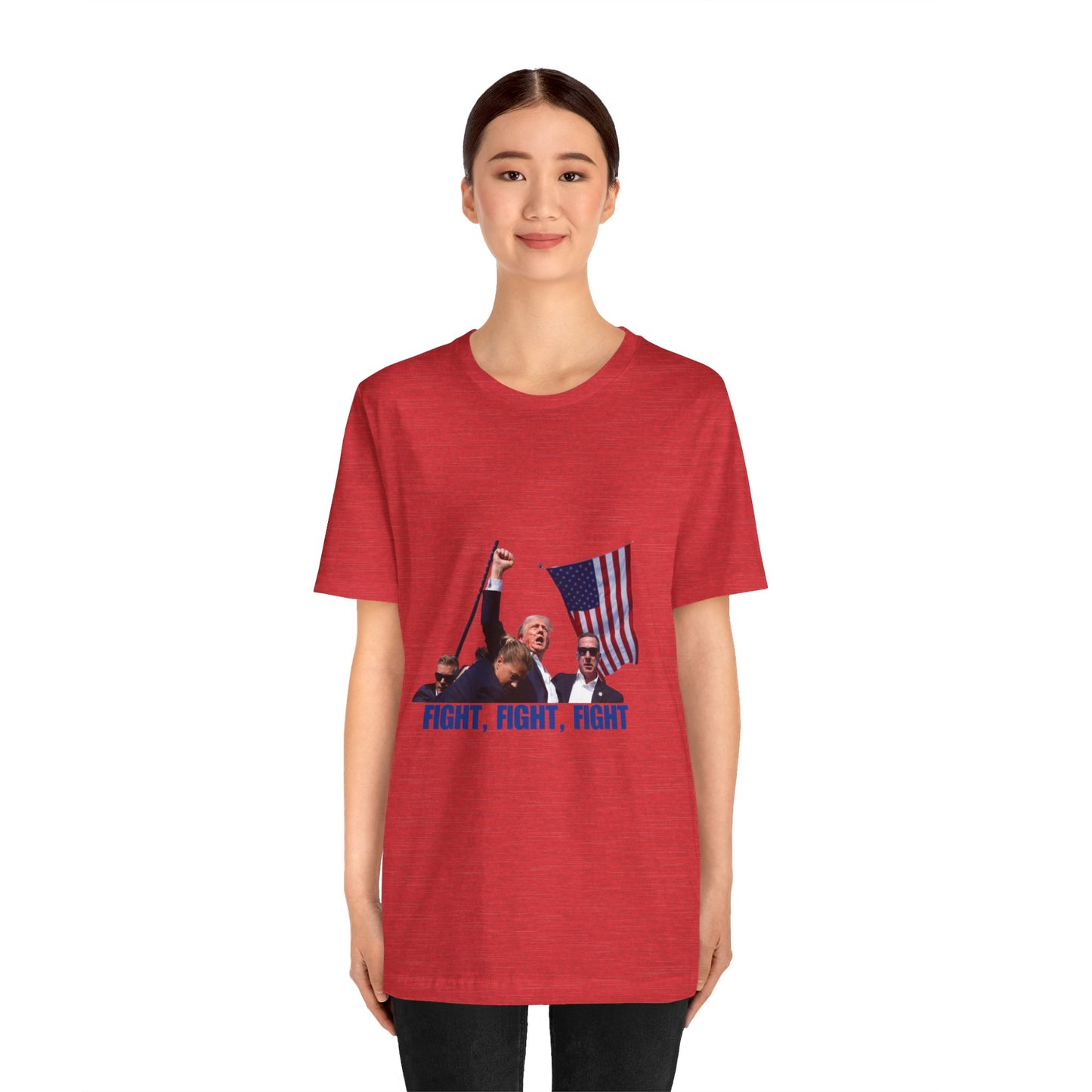 FIGHT FIGHT FIGHT - Trump Unisex Jersey Short Sleeve Tee