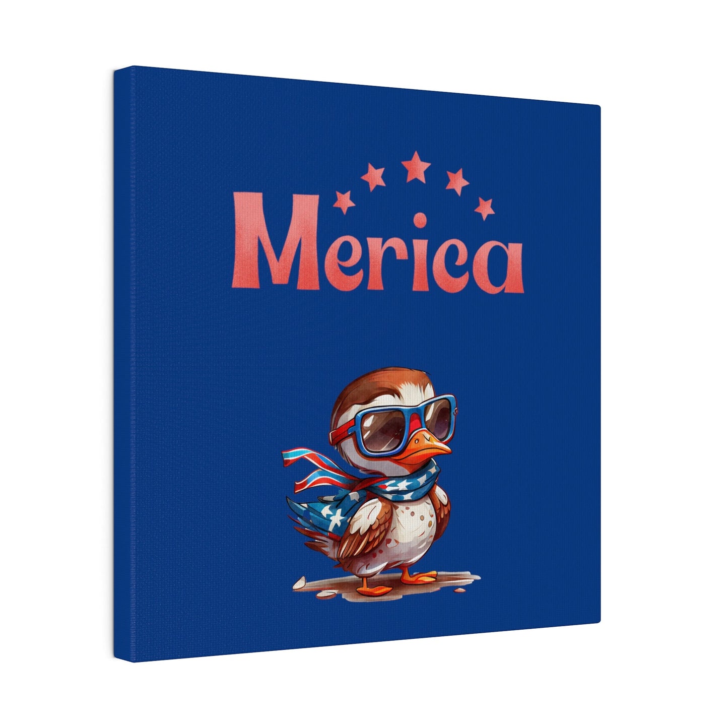 Red, White, And Blue - 4th of July - Merica Flyin Eagle Canvas, Stretched, 0.75"